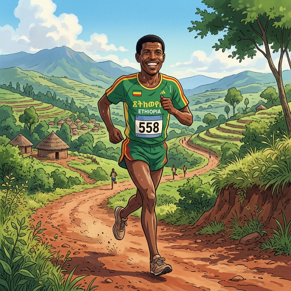 Haile Gebrselassie, The Smiling Champion